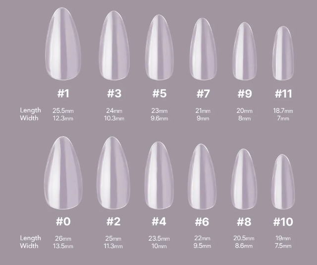 BANDI Gel fit nail tip - Oval