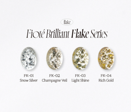 FIOTE Art objet brilliant flakes - 4 colours