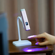 LUNAPRO 6W sensor lamp with magnetic stand - Silver/Pink