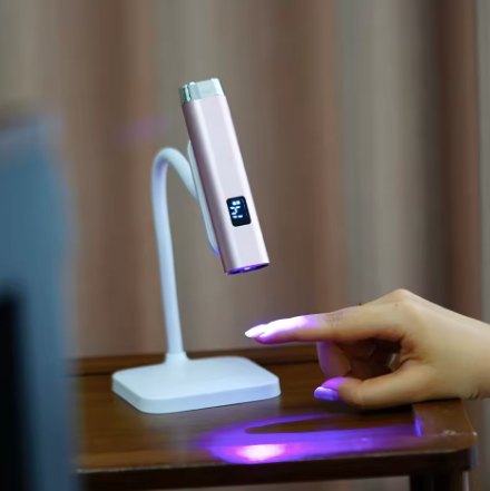 LUNAPRO 6W sensor lamp with magnetic stand - Silver/Pink