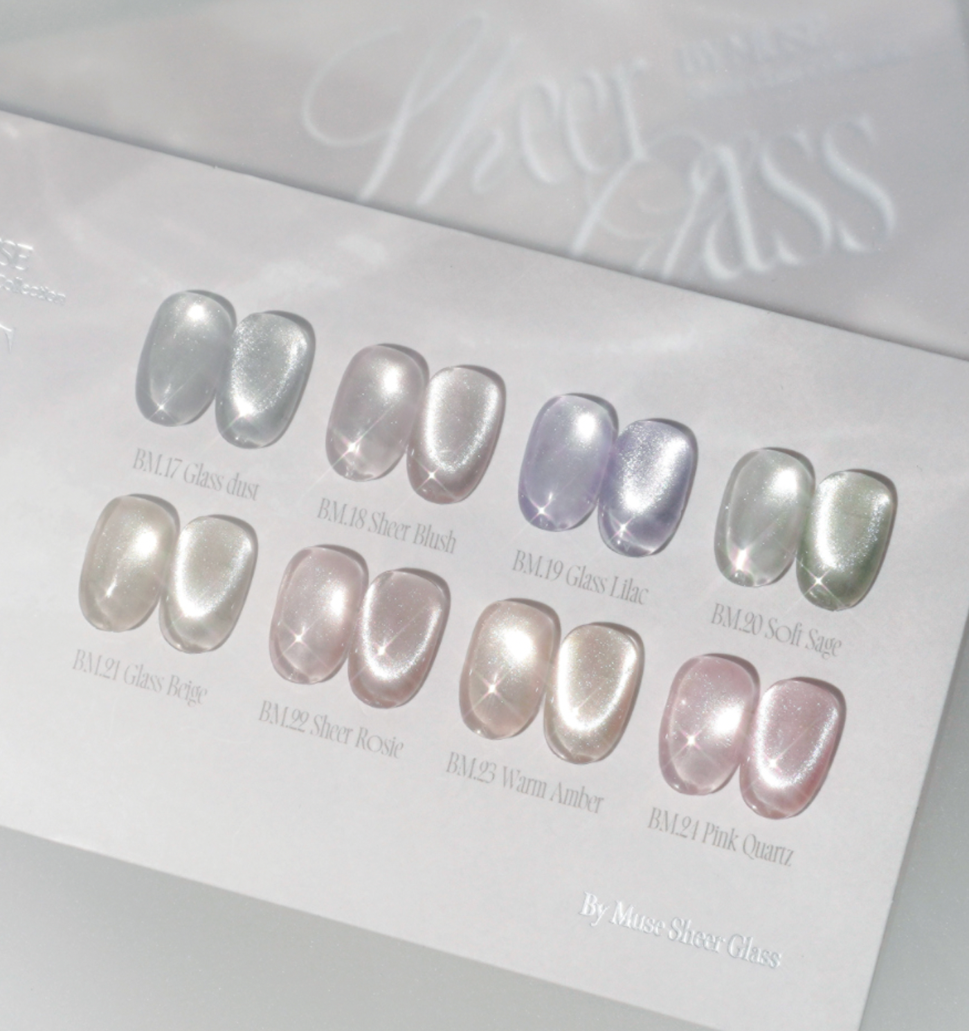 BY MUSE Sheer glass