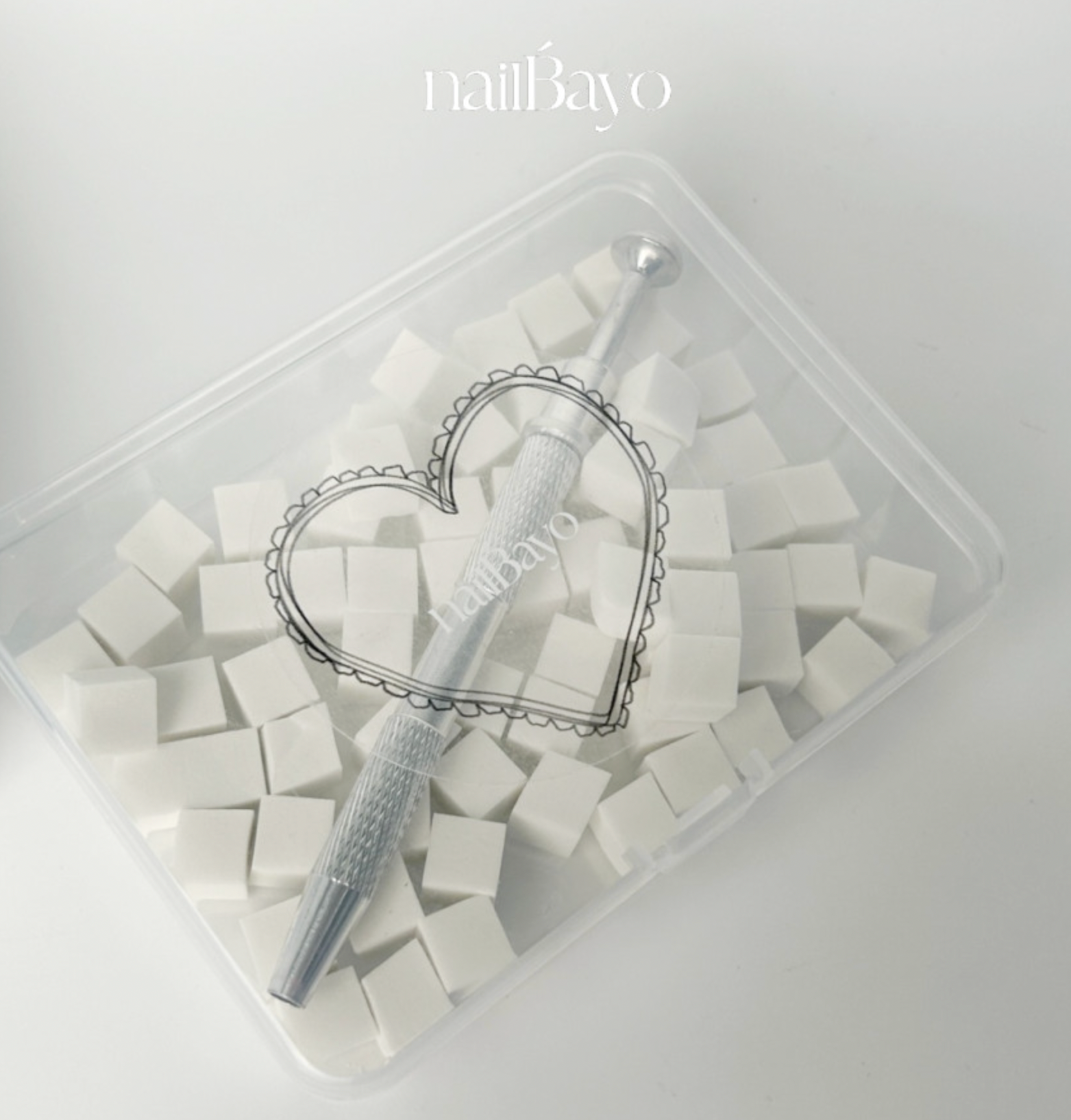 NAILBAYO Gradation sponge 100pc + picker