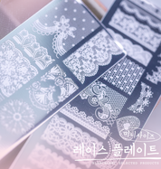 BLANC BLANC Mini lace stamping plate - 2 types