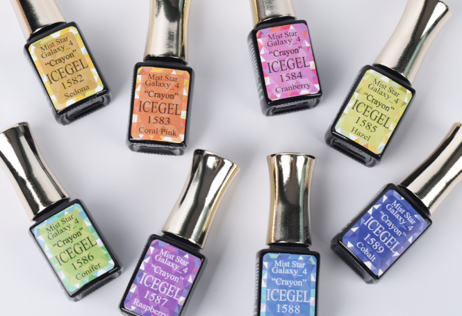 ICE GEL Mist Star galaxy 4 CRAYON - 8pc collection