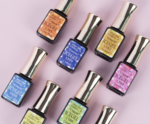 ICE GEL Mist Star galaxy 4 CRAYON - 8pc collection