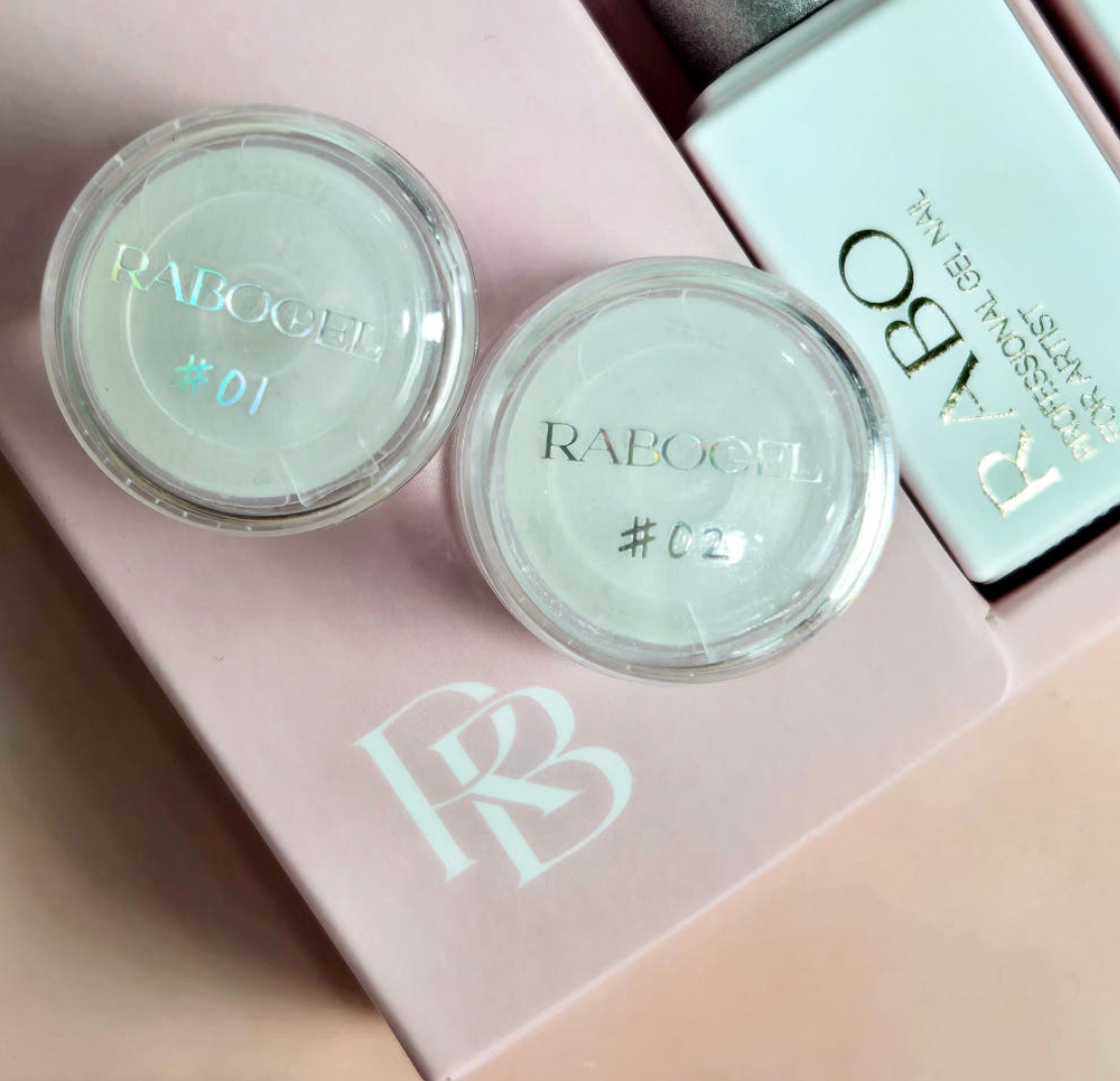 RABOGEL Glossy chrome powder - 2 types