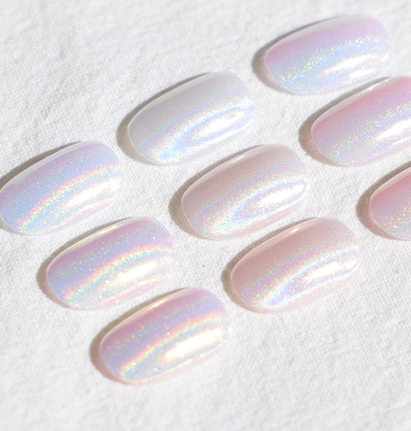 DIAMI Mirror powder gel CLEAN SHEER - 3 colours | Non wipe colour gel for chrome