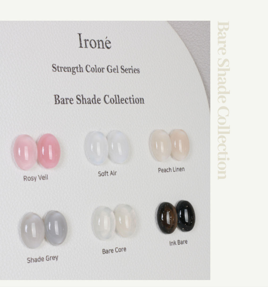CREAR Irone strength colour gel | BARE SHADE - 6 colours