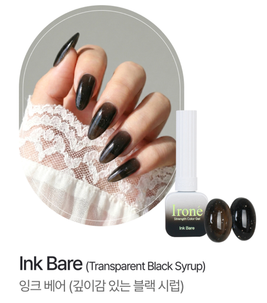 CREAR Irone strength colour gel | BARE SHADE - 6 colours