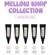 JELLO JELLO Zig Zag 3D Gel MINI (No-wipe) - Mellow whip 6pc set