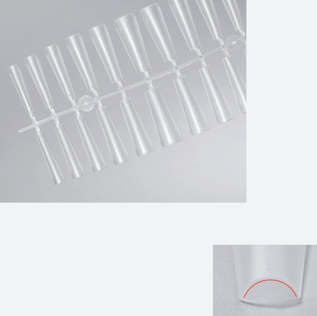CLODI Straight nail tips - Square/Round