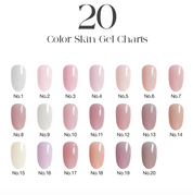 BANDI Color skin: 20 colours - Base gel + syrup colour in 1