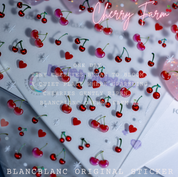 BLANC BLANC custom made - Cherry farm stickers