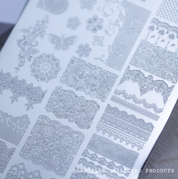 BLANC BLANC Elegant lace stamping plate