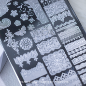 BLANC BLANC Elegant lace stamping plate