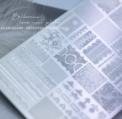 BLANC BLANC Ballerina lace stamping plate