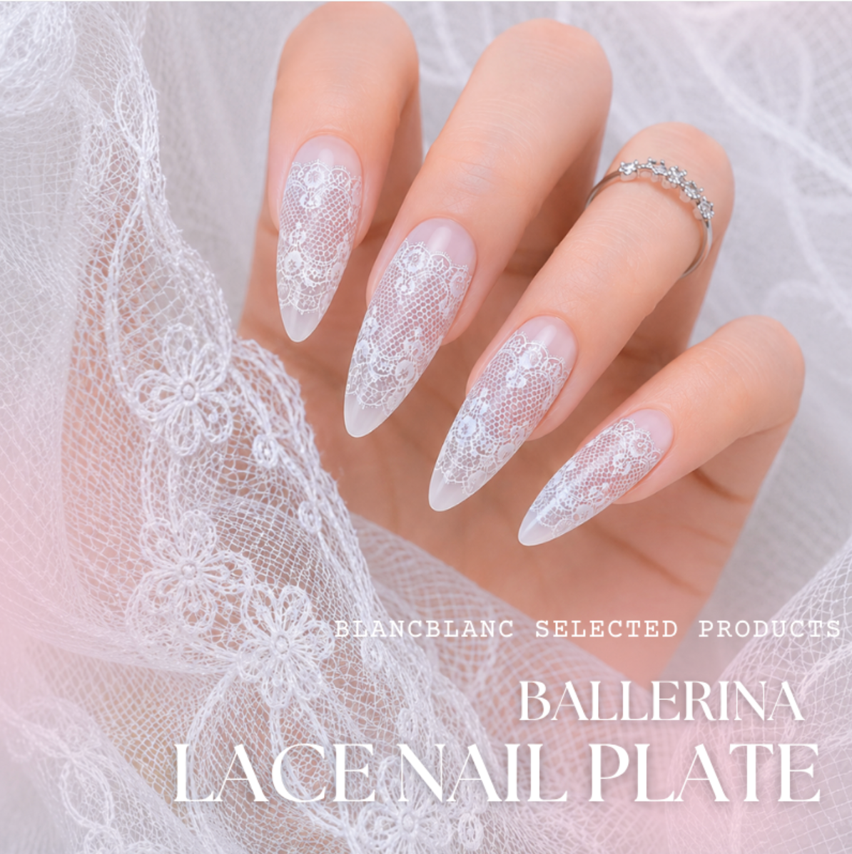 BLANC BLANC Ballerina lace stamping plate