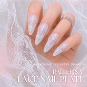 BLANC BLANC Ballerina lace stamping plate
