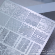BLANC BLANC Ballerina lace stamping plate