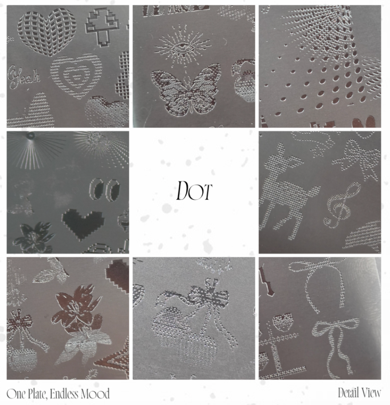FIOTE Stamping plate - 4 types