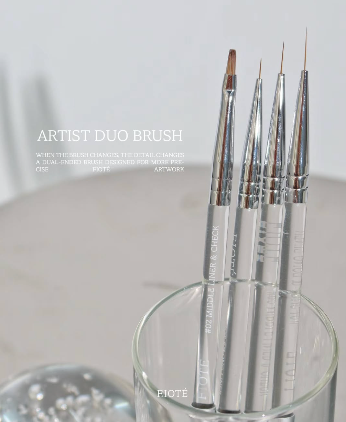 FIOTE Artist duo brush - 4 types