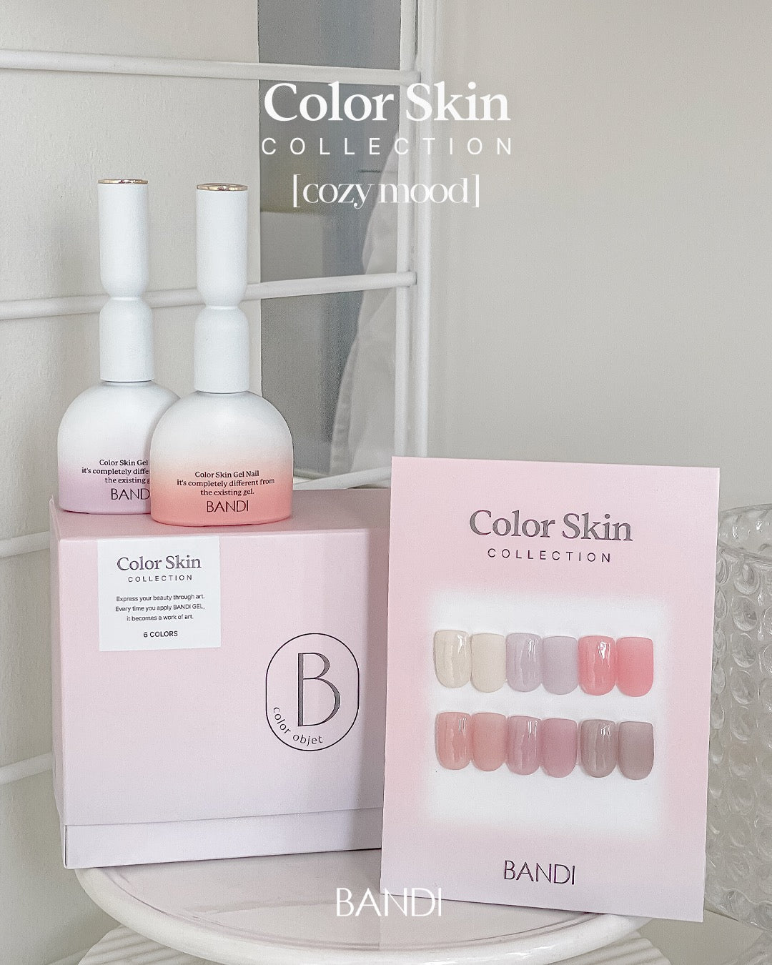 BANDI Color skin: Cozy mood - Base gel + syrup colour in 1