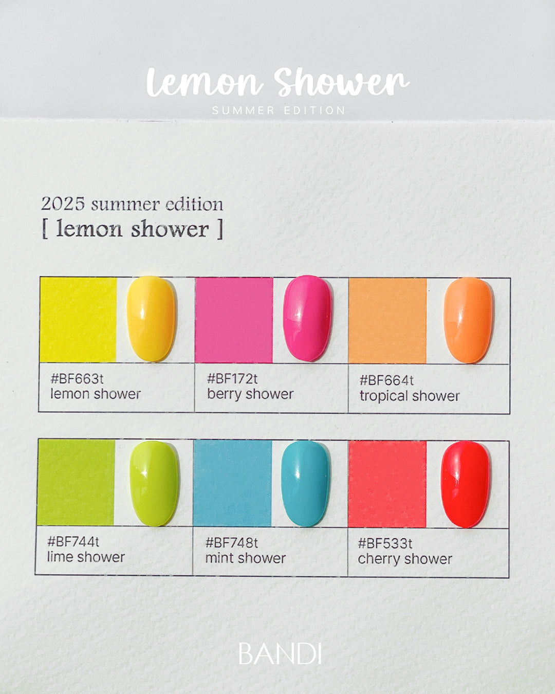 BANDI Lemon shower - solid gel