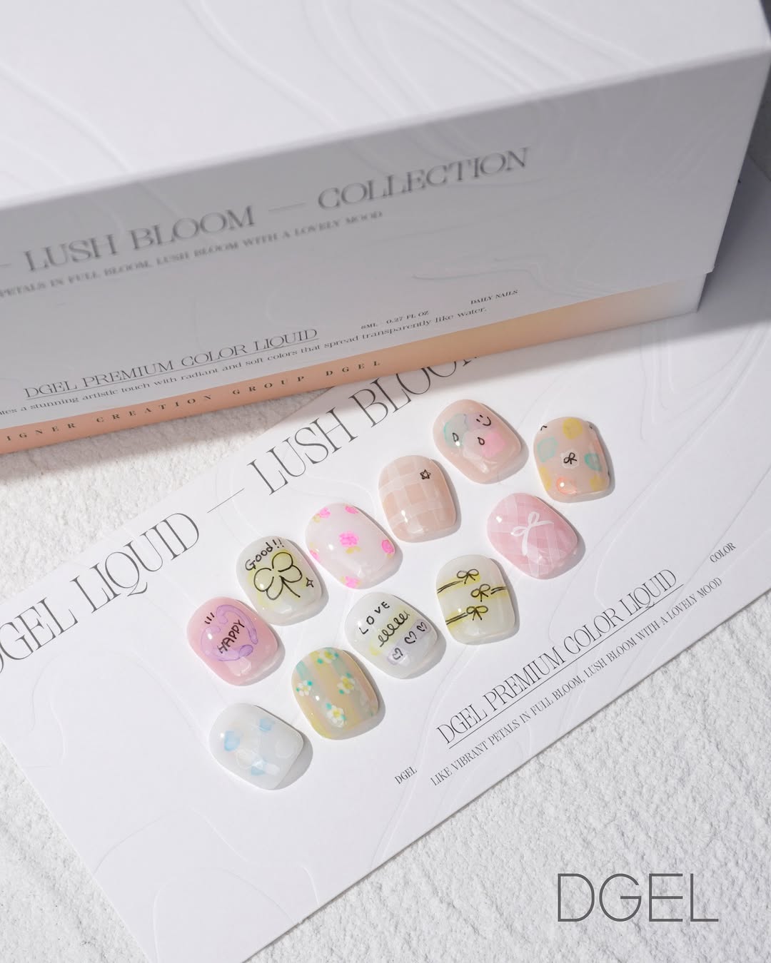 DGEL Liquid - Lush bloom ink tint 10pc collection