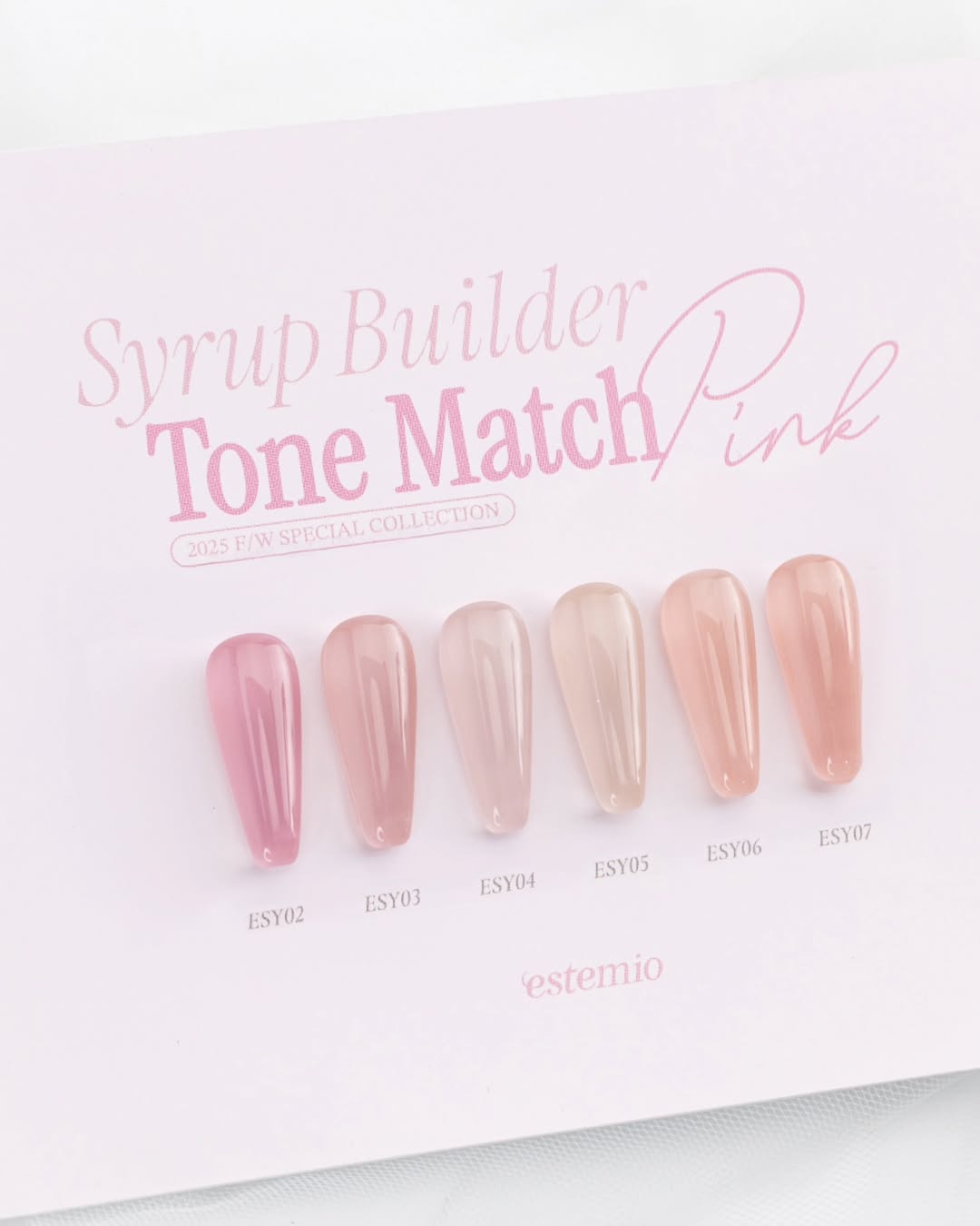 ESTEMIO Tone match pink - colour builder gel