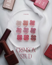 FROM THE NAIL Crimson stud