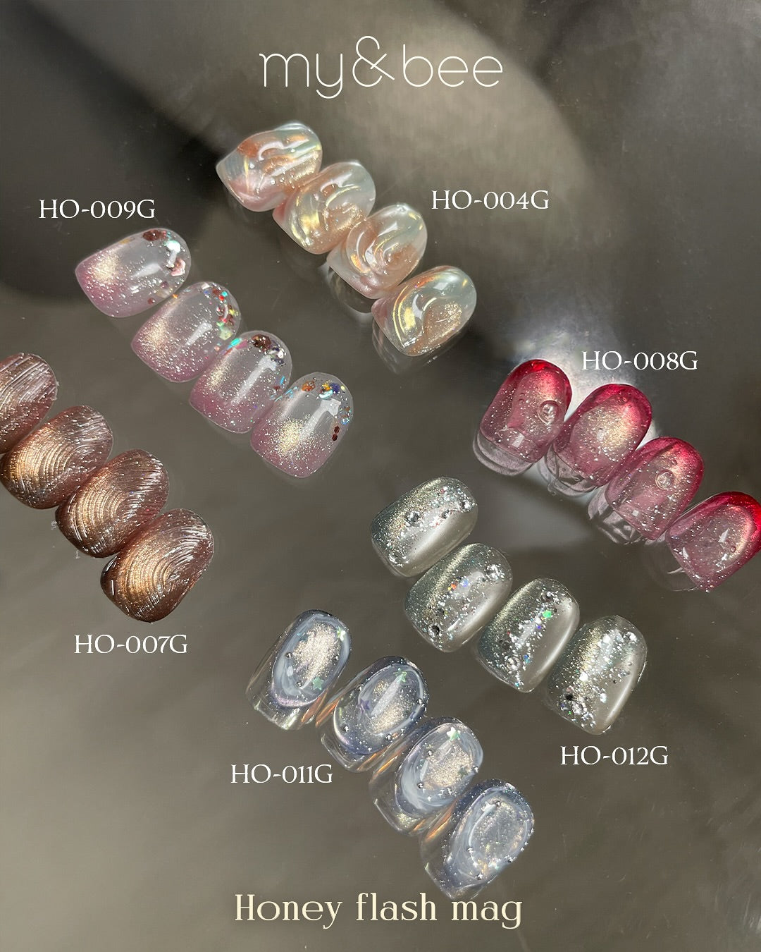 my&bee Honey flash mag - 12 magnetic colours