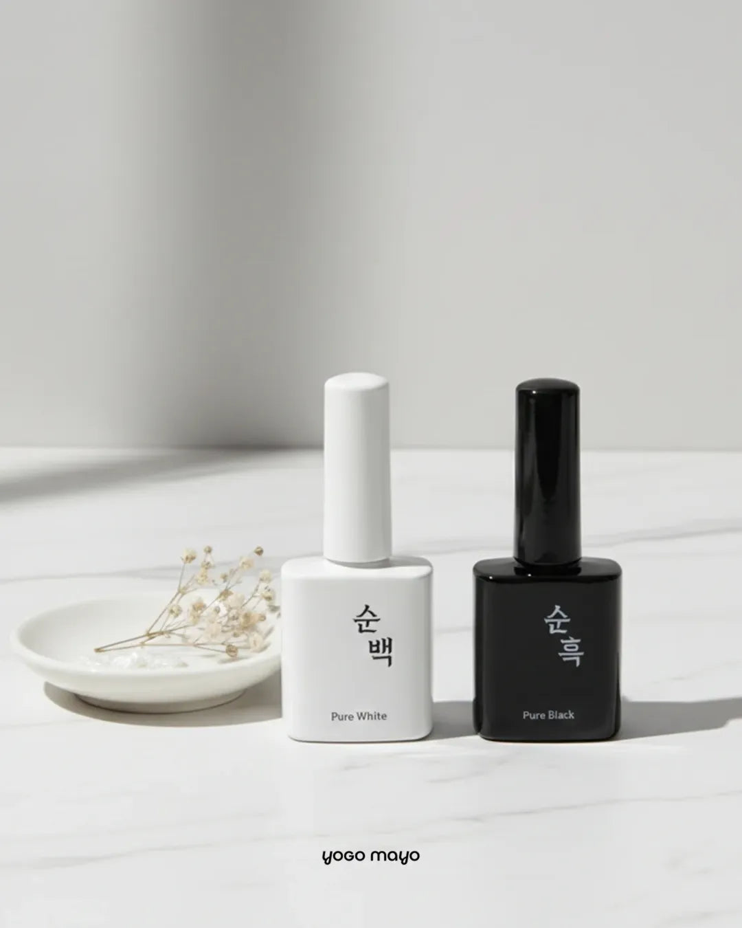 YOGO MAYO Pure black & Pure white