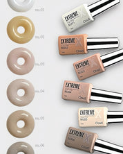 CLOUD EXTREME Romantic nudi - Colour + builder + extension hybrid gel | 36 colours