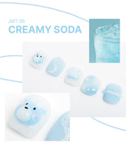 JELLO JELLO Zig Zag 3D Gel MINI (No-wipe) - Creamy 5pc set