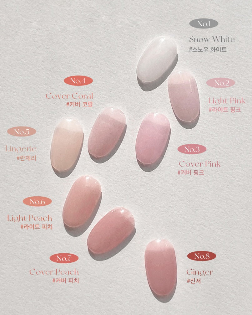 BANDI Color skin: 20 colours - Base gel + syrup colour in 1