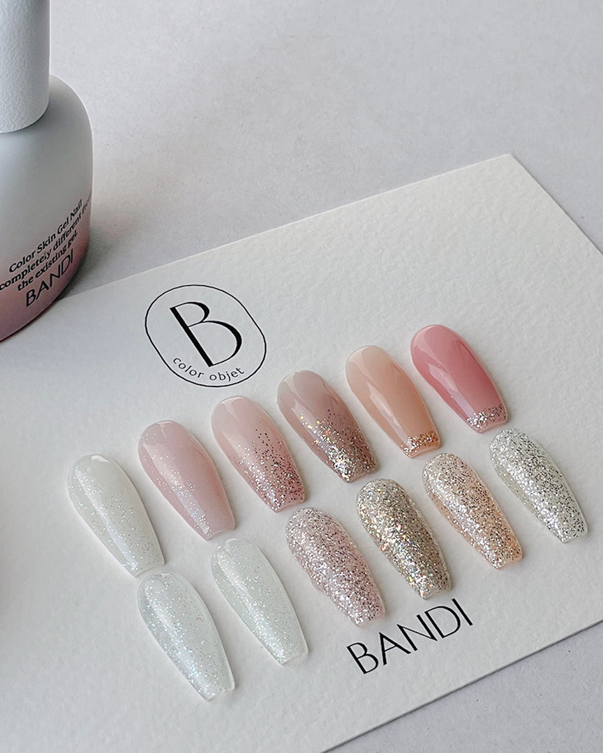 BANDI Color skin: 20 colours - Base gel + syrup colour in 1