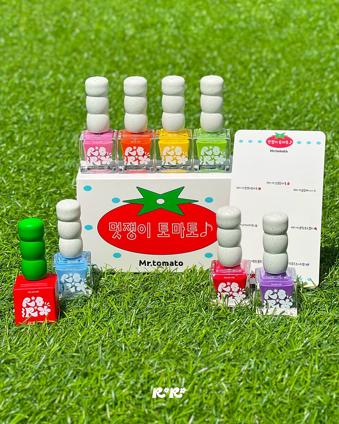 RORO Mr. Tomato 8pc collection - Ink + Glitter gel