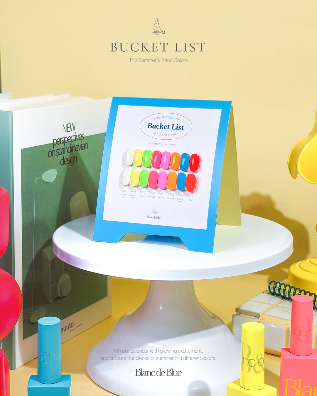 BLANC DE BLUE Bucket list