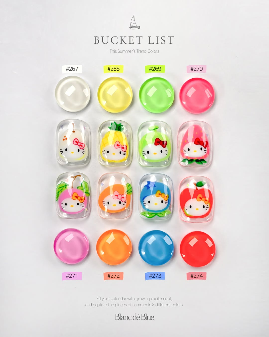 BLANC DE BLUE Bucket list