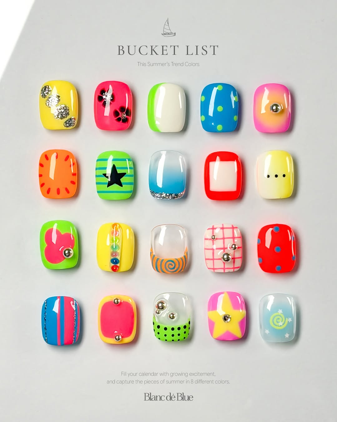 BLANC DE BLUE Bucket list