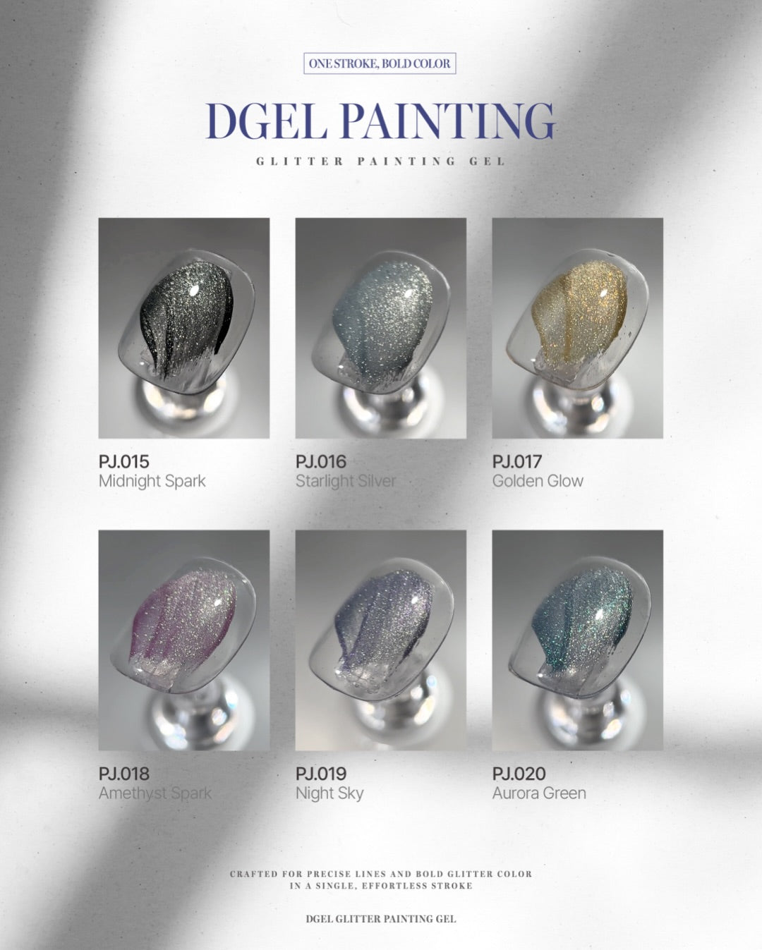 DGEL painting gel - Magnetic glitter