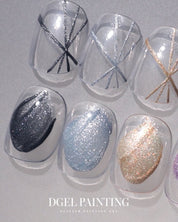 DGEL painting gel - Magnetic glitter