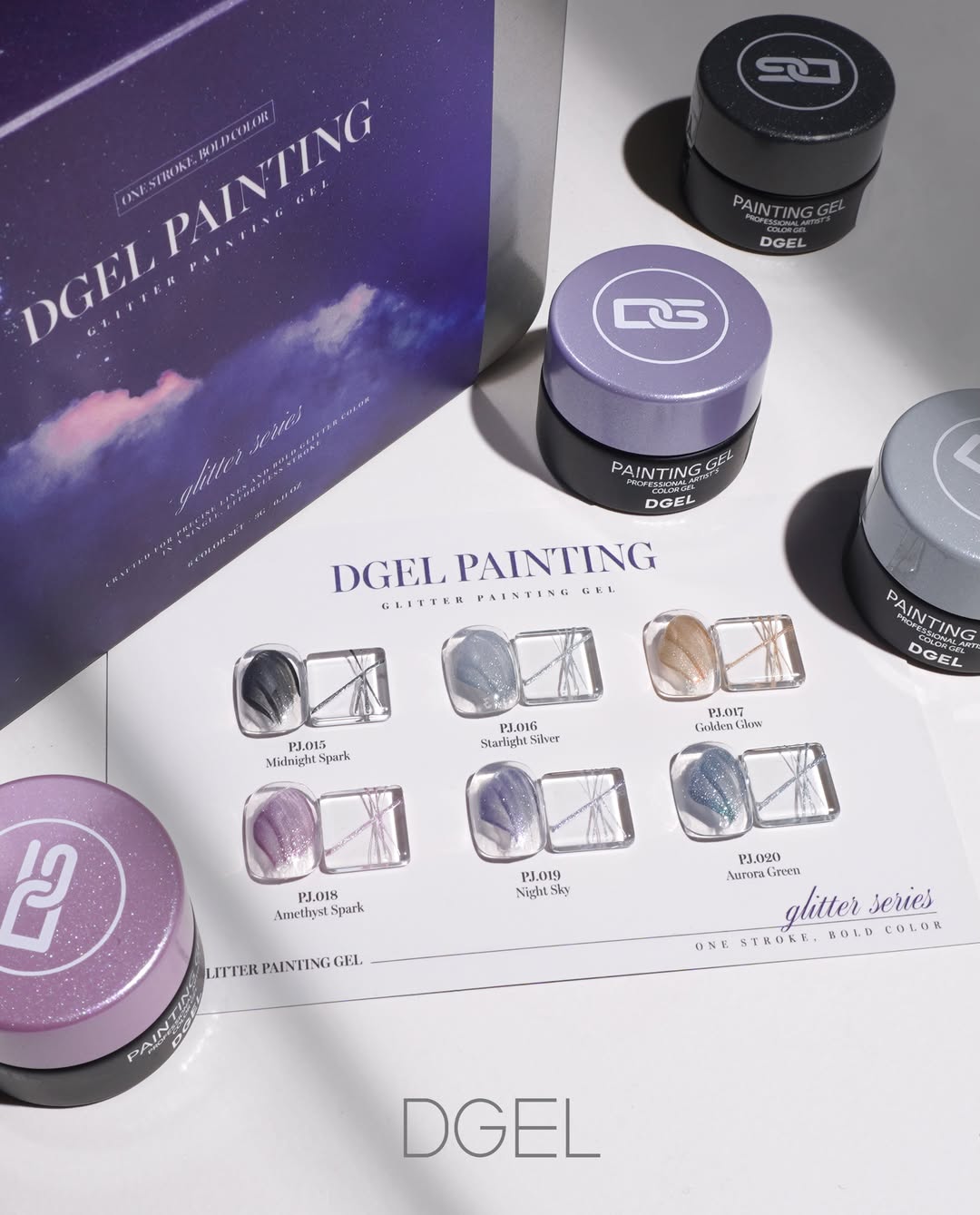 DGEL painting gel - Magnetic glitter