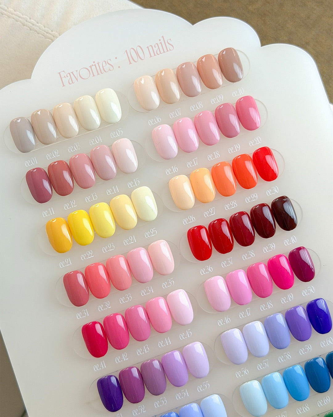 EEEYA Favorite 100pc solid gel set