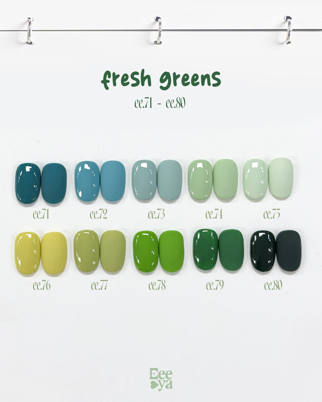 EEEYA Favorite 100pc solid gel set