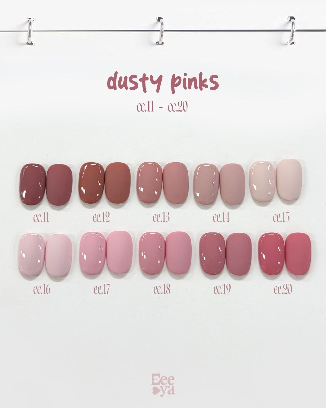EEEYA Favorite 100pc solid gel set