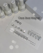 MIRO Clear silver magnetic gel - 5 colours