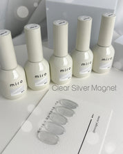 MIRO Clear silver magnetic gel - 5 colours