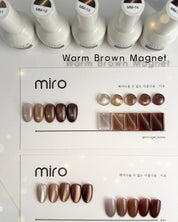 MIRO Warm brown magnetic gel - 5 colours