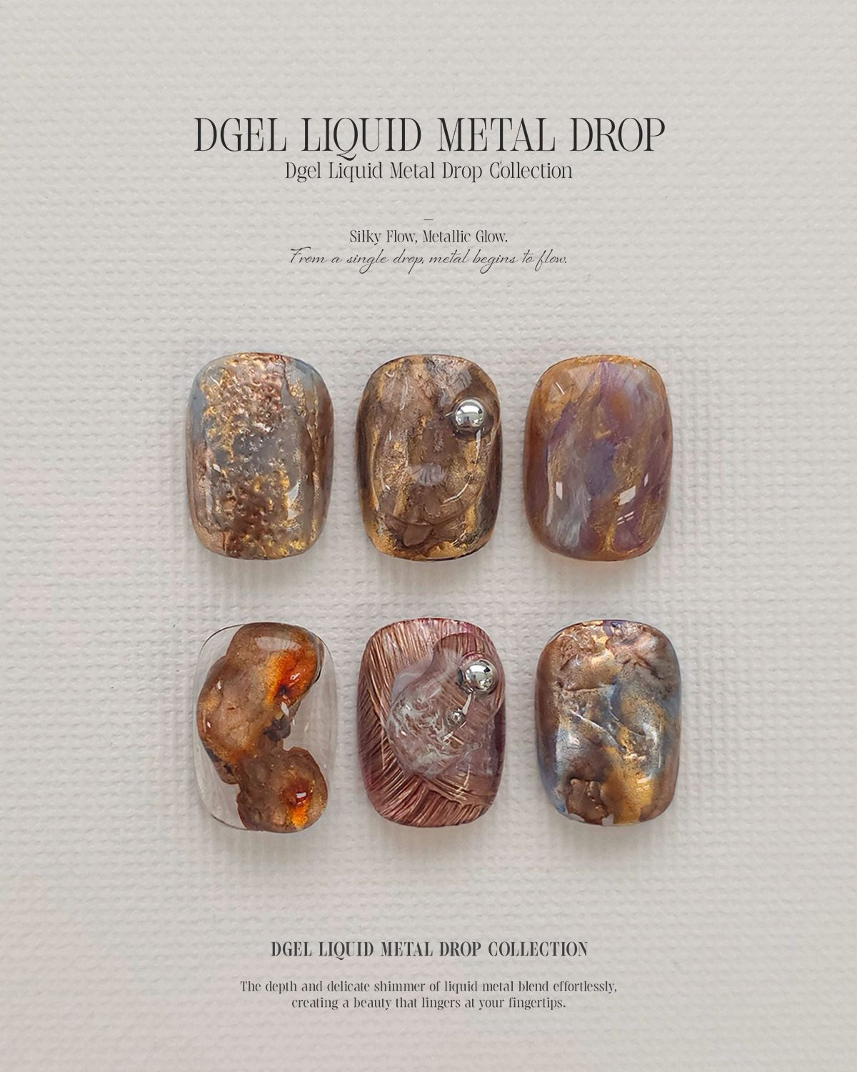 DGEL Liquid - Metal drop ink tint 8pc collection